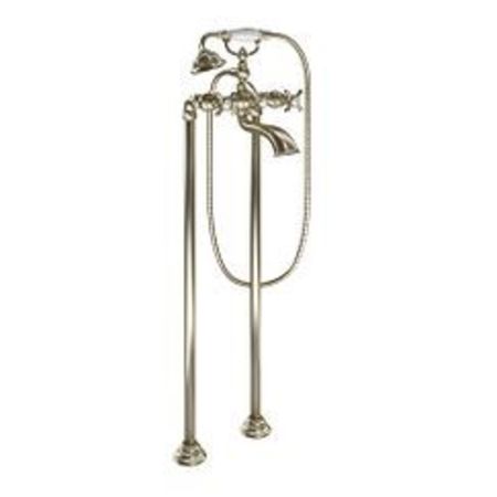 MOEN Two-Handle Tub Filler Includes Hand Shower Brushed Nickel S22105BN